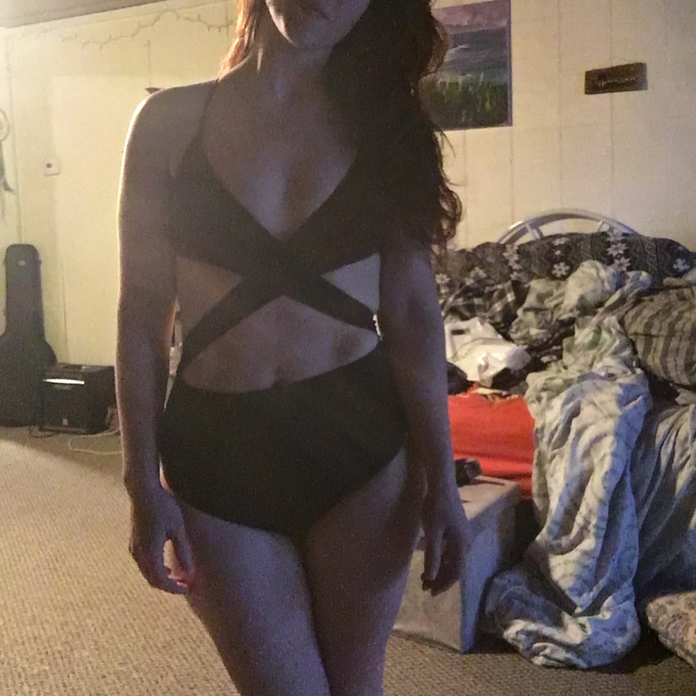 Aerie wraparound one piece swimsuit